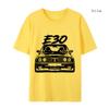 Women E30 Car T-shirt Spring Autumn Women E30 Car T-shirt Tops Aesthetic Clothes Fashion Women  E30 Car T-shirt