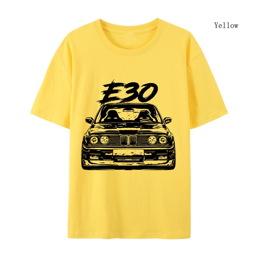Dame E30 Bil T-skjorte Vår Høst Dame E30 Bil T-skjorte Topper Estetiske Klær Mote Dame E30 Bil T-skjorte