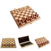 Luxurious Wooden Chess Set Featuring Premium Folding Chessboard And Elegant Pieces