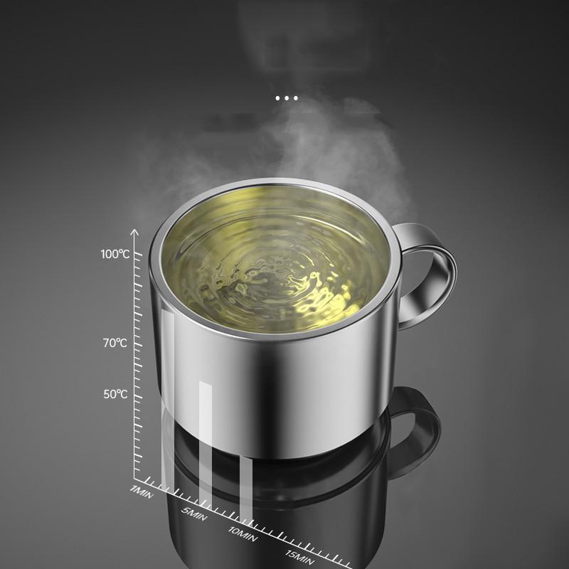Smart Thermos Vacuum Insulated Mug Cup Large Capacity Thermos Bottle Stainless Steel Water Bottle Thermos Vacuum Hot Water Flask