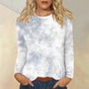 Women's Daily Casual Long-sleeved Printed O-neck Top