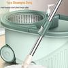 Hands-Free Rotating Mop Set with Wet/Dry Use & Universal Wheels