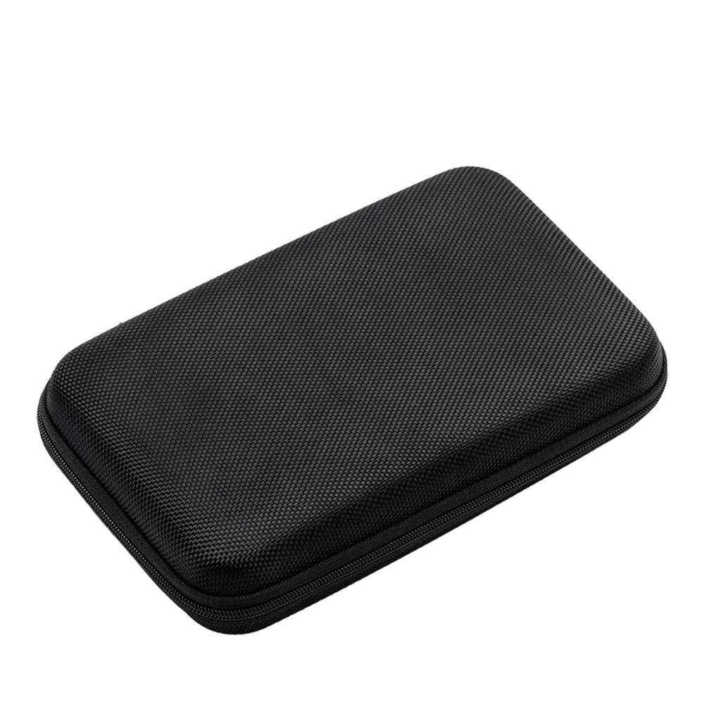 Rectangle Earbud Case Portable EVA Carrying Case Storage Bag Organizer with Mesh Pocket for Earphone Earbud Earpieces