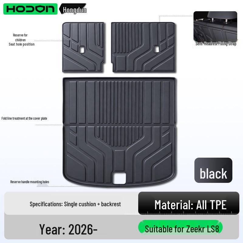 ZEEKR LS8 Trunk TPE26 Floor Mats Tail Box Decorative Accessory