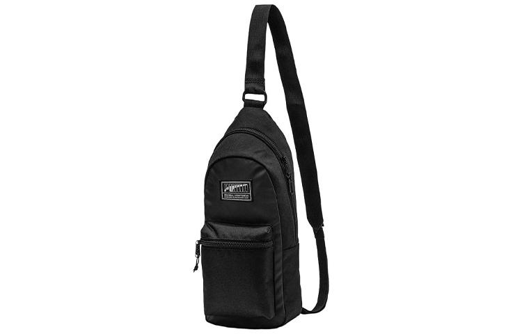 PUMA Fabric Shoulder Bag Unisex Black 075736-01