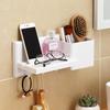 Wutuo Punch-Free Suction Cup Bathroom Storage Organizer