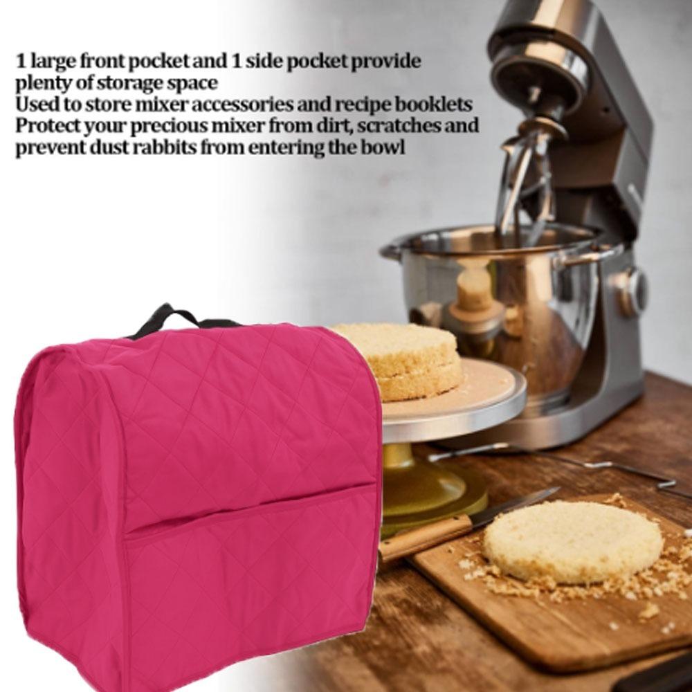 Quilted Polyester Pongee Kitchen Mixer Cover Anti Dirt Dust Proof Cover  Food Preparation
