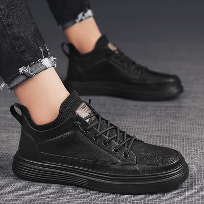 New Fashion Autumn And Winter Men's Low Top Martin Boots Students Male Boys Trending Soft Sole Work Shoes Labor Protection Martin Sneakers