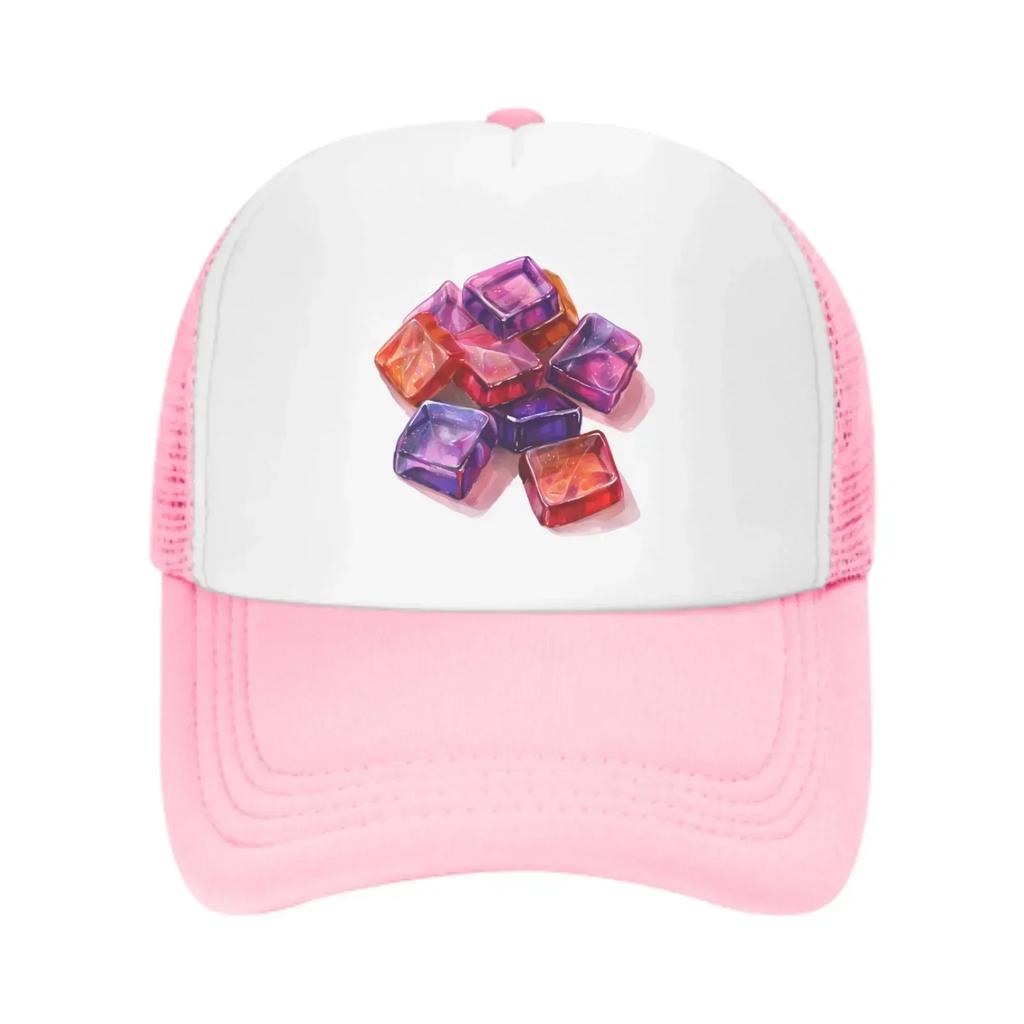 Colored Candy Spring Summer Leisure Sports Daily Sun Hat Fishing Outdoor Men's and Women's Truck Caps Fashion Casquette