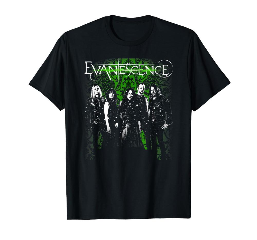 

Новая Популярная Группа Evanescence Подарок Для Фанатов Черная Все Размеры FF051 Унисекс Футболка XXXXL