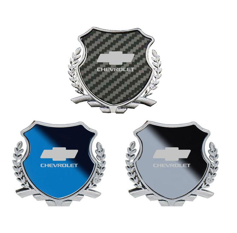 Zinc Alloy Car Fender Emblem Laser Logo Window Badge for Chevrolet CRUZE IMPALA AVEO CAPTIVA EQUINOx LACETTI MALIBU