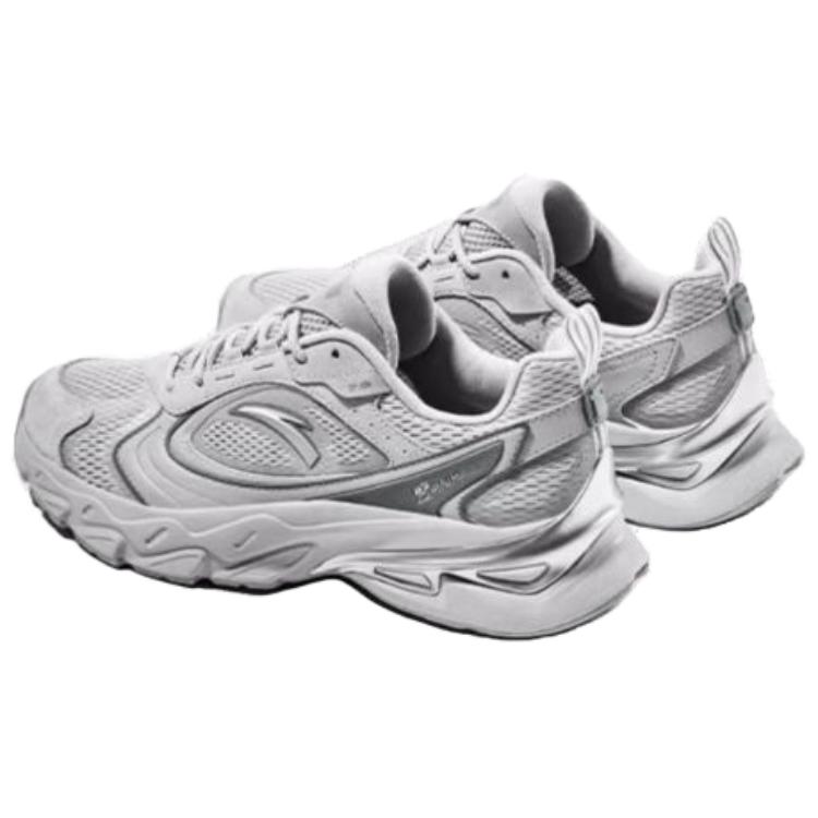 Anta Millennium Comfortable Shock Absorbing Non-Slip Low-Top Casual Shoes Men Casual Shoes Gray Silver 112428890-5