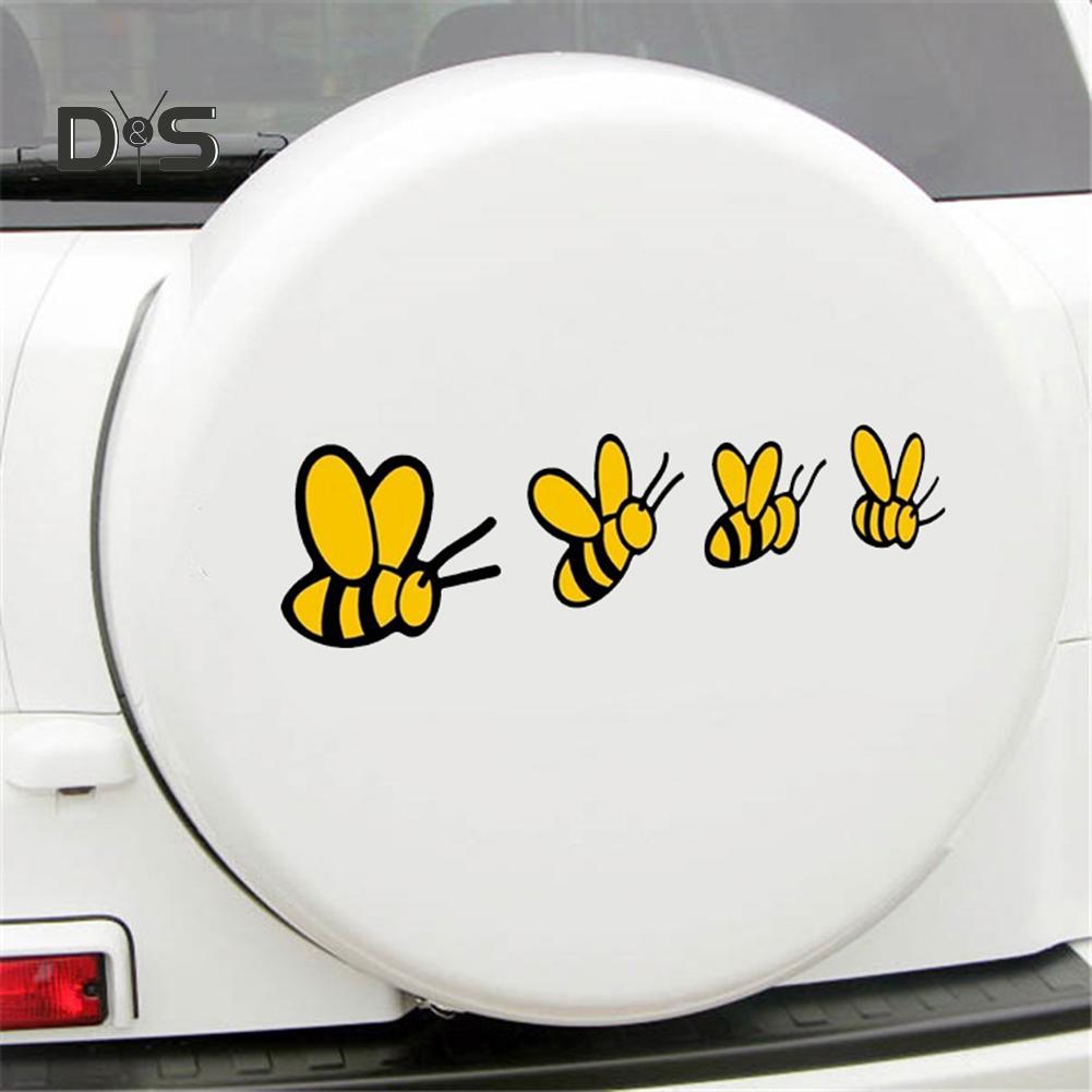 DYS sklep samochodowy pszczoły kształt ciężarówka karoseria pojazdu zderzak naklejki na okna dekoracja naklejki