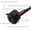 7/8" 22mm Motorcycle Switch Mount Headlight Warning Light Turn Signal Horn Start Kill Switch Motorcycle Handlebar Switch Parts