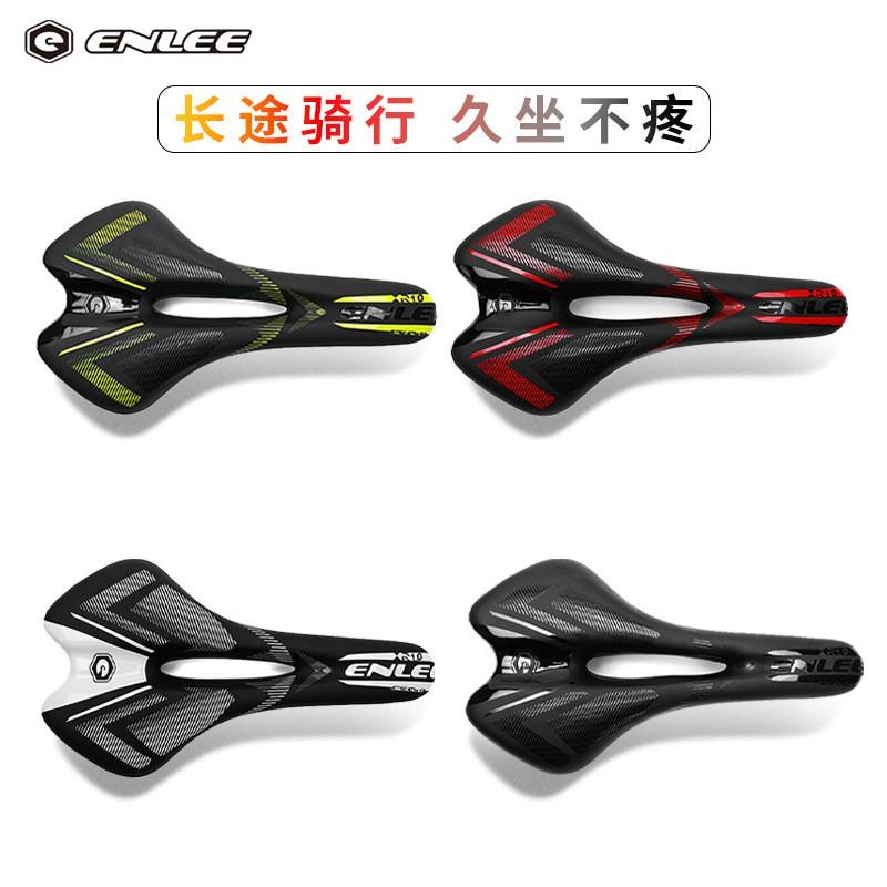 Comfortable Mountain Bike Saddle With Memory Foam Padding Hollow Design Cycling Comfort Support