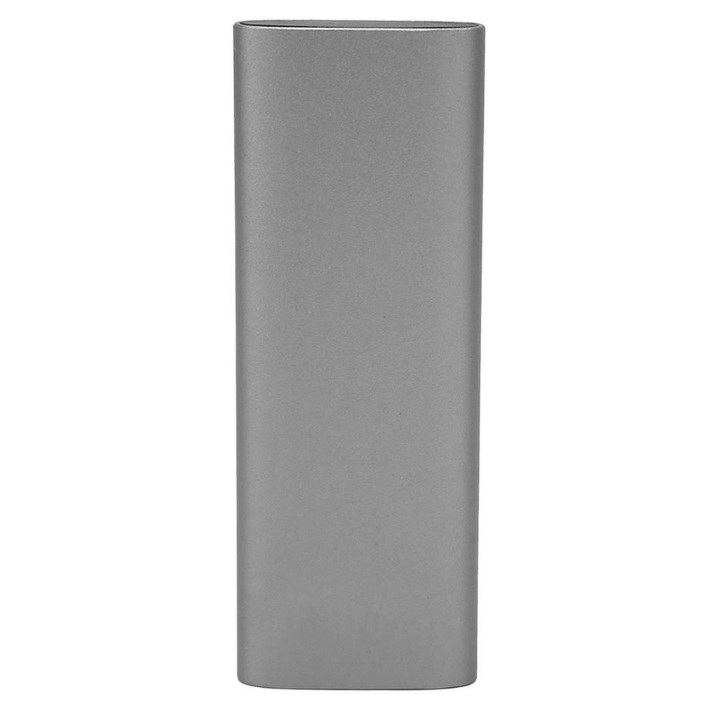 M.2 NVMe PCIe SSD Enclosure Support USB3.2 Gen2 10Gbps UASP Tool Free M.2 Enclosure for SSD 2230 2242 2260 2280 Grey