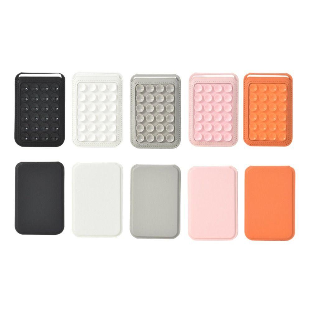 For Magsafe Magnetic Card Holder Strong Adsorption Leather Phone Stand Anti-theft Foldable for iPhone 17 16 15 14 13 ProMax