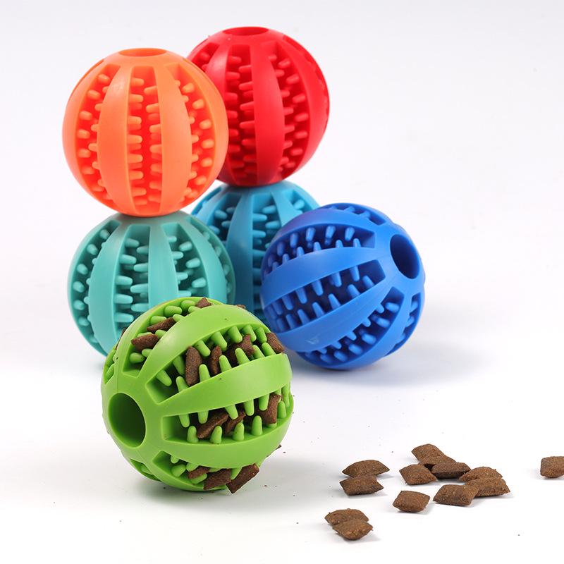 Dog Bite-Proof Watermelon Toy Ball: Teething & Self-Entertainment Food-Dispensing Ball for Boredom Relief