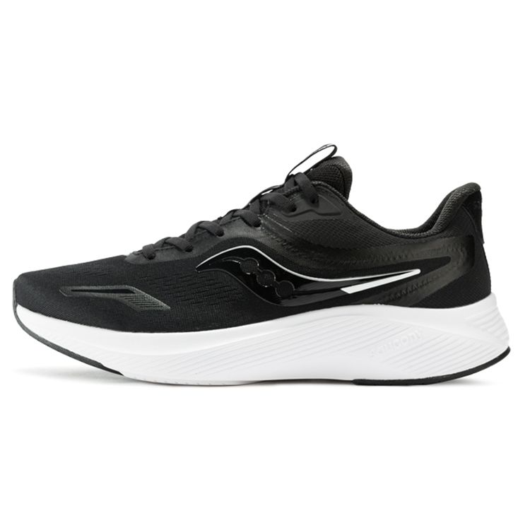 Saucony Lancer Breathable Lightweight Low-Top Running Shoes Unisex sneaker Black Color-Changing S28175-4