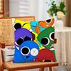RRainbow FFriends Throw Pillow Case For Decoration 30cm 50cm 55cm Square Home Pillowcase Case