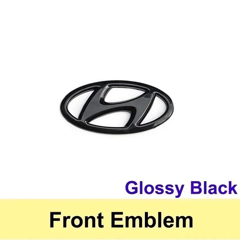 Car Front Rear Emblem Steering Wheel Sticker for Hyundai Elantra Sonata Verna IX35 Tucson IX25 Santa Fe Lafesta Modification AAA1