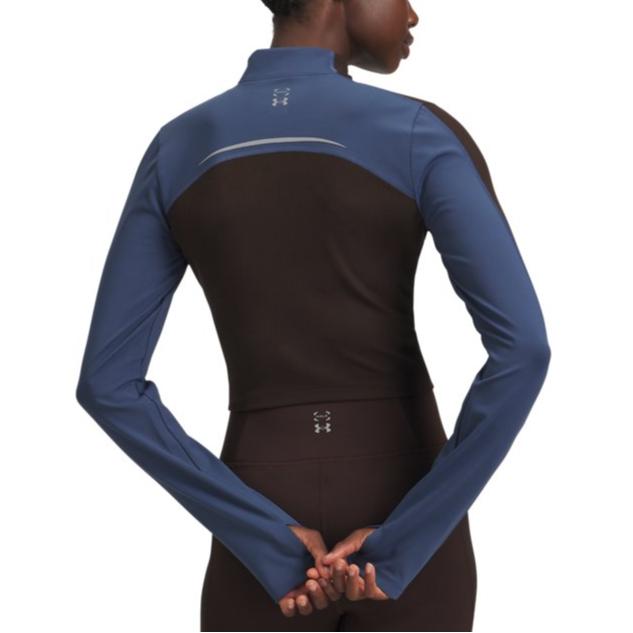 Under Armour Soft Knit Mock Neck Long Sleeve T-Shirt Women tops 6005980-246