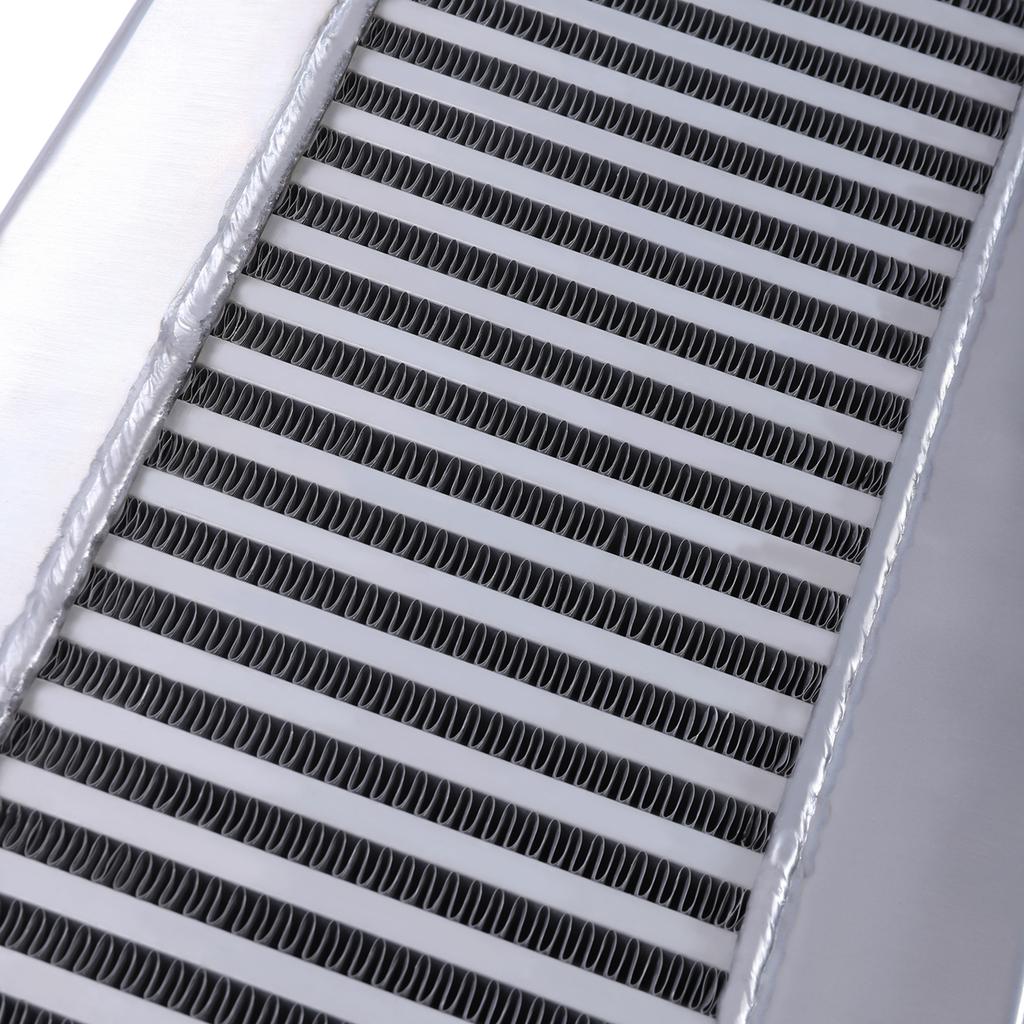 Universal Intercooler Aluminum Upgrade 6.35in Inlet Outlet High Efficiency Front Mount for All Cars Turbocharger