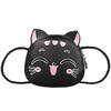 Little Girls Cat Purse 3D Ear Decor Shoulder Bag Messenger Bag Coin Bag