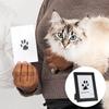 Pet Paw Print Desk Frame With Ink Kit Pet Memorial Picture Frame With Pawprints For Home Decor
