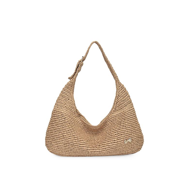 Summer Casual Straw Solid Color Large Capacity Youth Shoulder Bag for Women Popularity Beach Vacati Crossbody Bags
