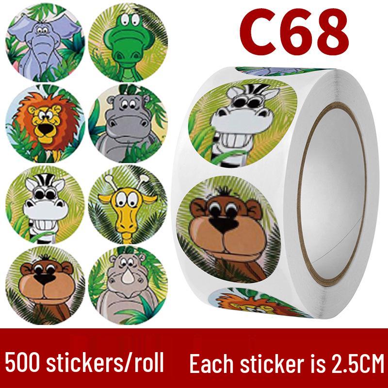 New Style Cute Animal Stickers for Kids – Thank You Teacher Reward Labels