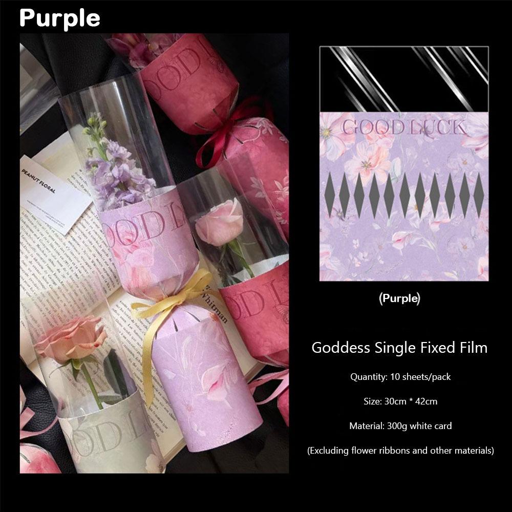 DIY Mother's Day Bouquet Bag Romantic Bouquet Waterproof Flower Wrapping Paper Girl Friend Birthday Literary Packaging Bags