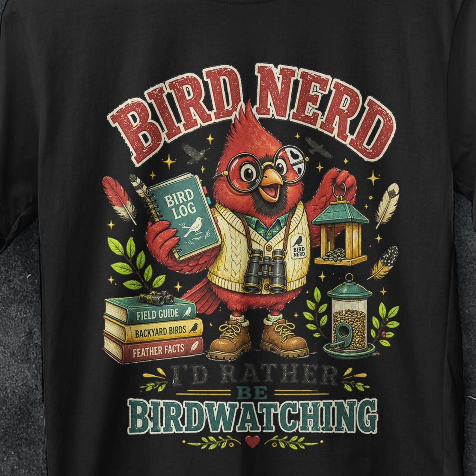 Bird Nerd shirt, Funny Bird Shirt, Bird Lover shirt, Nature, Backyard Bird shirt, Bird watching, bird watching gift, nerd, Nature Lover gift S