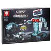 Construction Blocks Robot Controlled Model 3-in-1 Tank Dinosaur 698 Elements