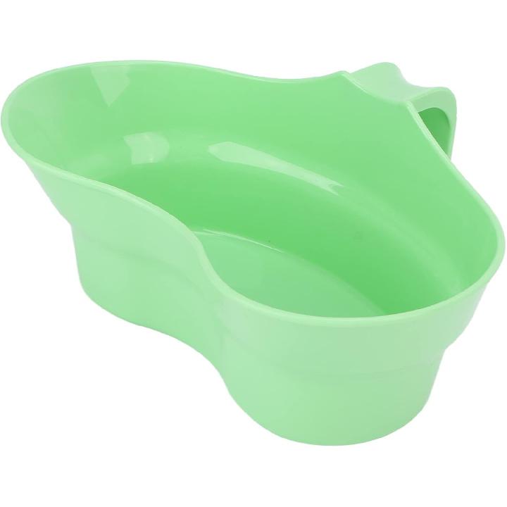Vomit Basin Cup with Hanging Handle Design, Kidney Trays, Oral Care Brush Teeth Plastic Emesis Basins for Elderly Bedridden Patient, Bathroom