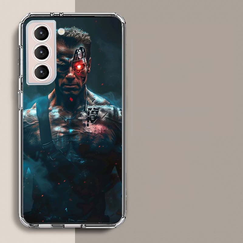 Arnold Schwarzenegger Terminator Phone Case For Samsung Galaxy S25 Edge S24 S23 FE S21 S20 S10 Plus S22 S26 Ultra Cover Clear Ca