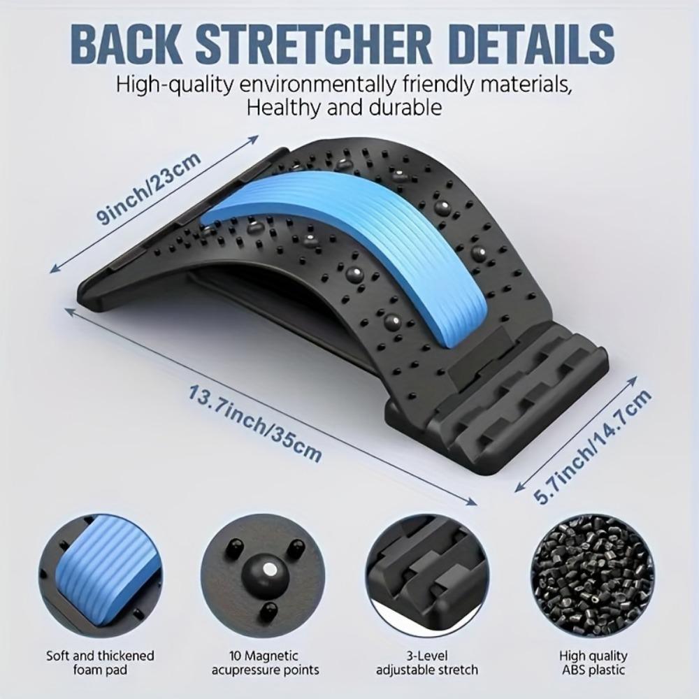 Back Stretcher For Lower Back Pain Relief, Lumbar Back Cracker Board, Back Massager To Relieve Pain From Disc Herniation
