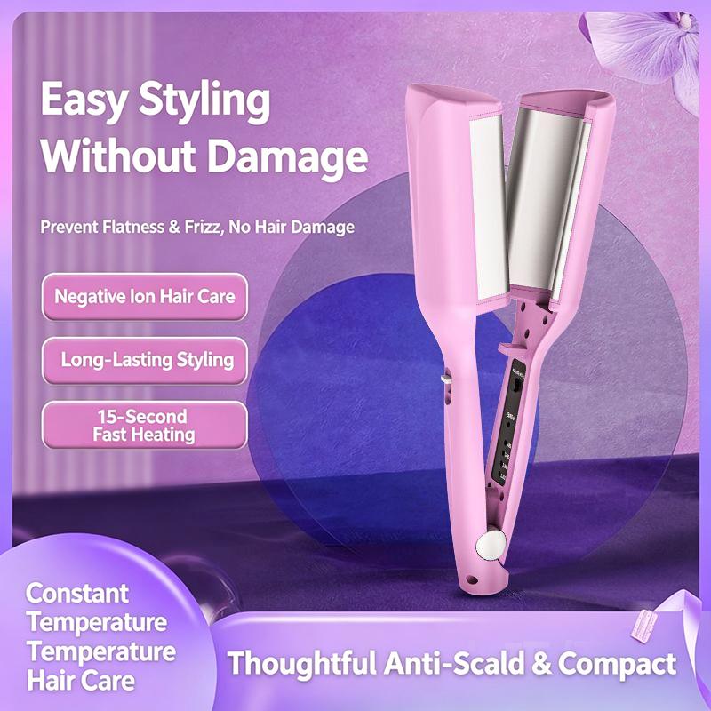 32mm French Large Egg Curl Hair Curler Fast Heating User Friendly Styling Tool for Novice Home Use