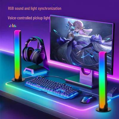 3D Tonabnehmer Rhythmuslicht: Sprachgesteuertes Desktop-Ambient-Gaming-Licht mit Bildschirmsynchronisation