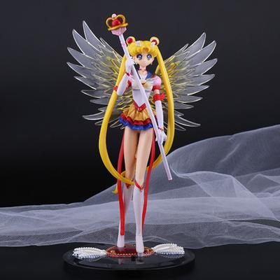 Sailor Moon Modell Zartes Geburtstagsgeschenk Tragbare Tsukino Usagi Prinzessin Actionfigur für Gartendekoration