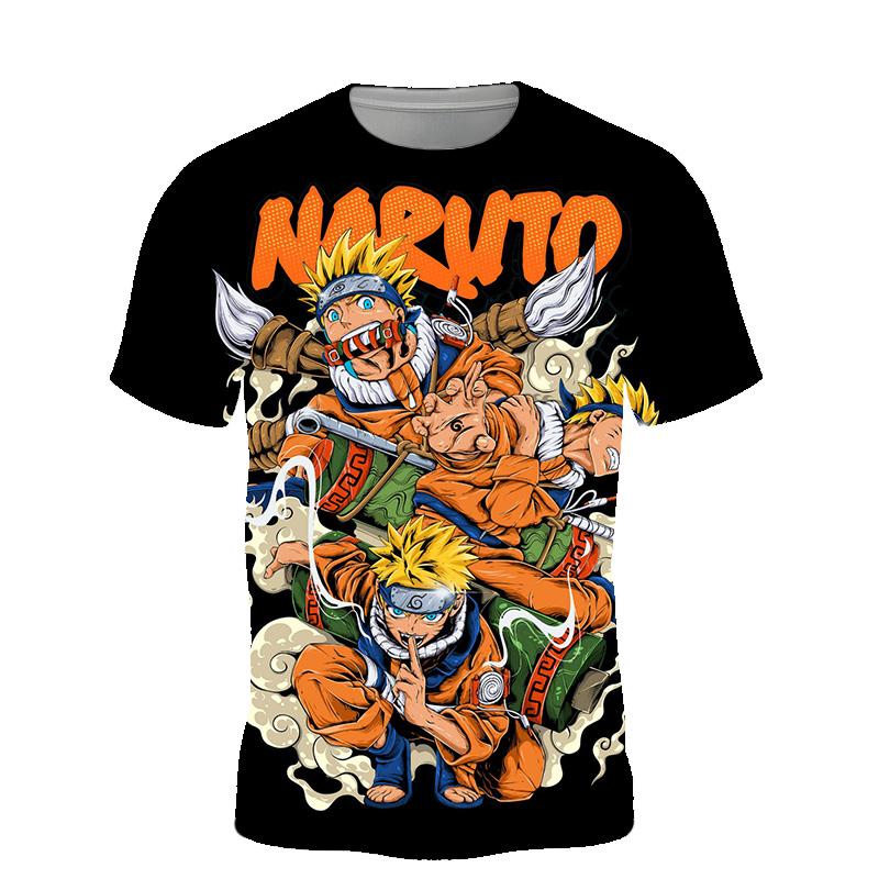 Naruto Cosplay boys 3D Printed T-shirt Children's Street Wear Harajuku Style T-shirt Top 2026 Gift Short Sleeved Shirt