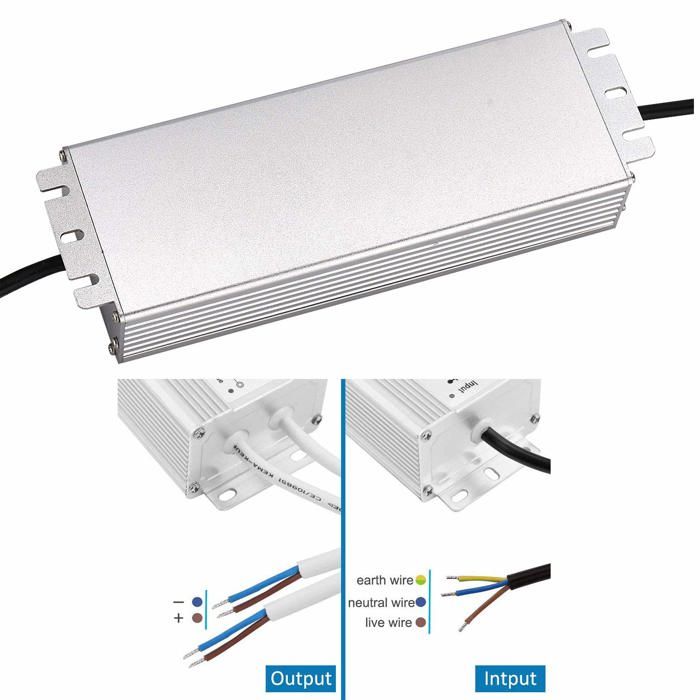 Transformateur - Cprosp - Convertisseur - 150W - IP67 - Aluminium