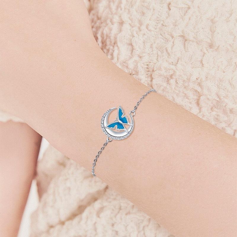 barbie Bracelet [Original Design] Moon Butterfly, Cold Temperament, High-end, Niche and Versatile, Ins Style, High-looking, Romantic ZJYSL-HJ-014