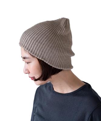 nakota Blandet Strikk Lang Strikk Strikk og Løs Merke Ensfarget Kald One Size Passer Beige Lue, Beanie, Caps, Hatt, Herre Dame, Passform, Navn, Høst/Vinter,