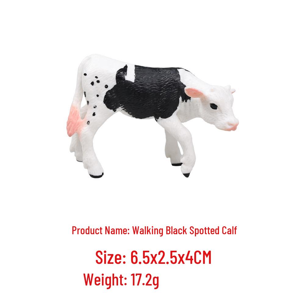 Farm Animal Figurine Set: Cow, Sheep, Chicken, Duck, Goose, Pig, Dog - Early Education Toy