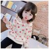 Kids Princess Girls Spring Autumn Long Sleeve Strawberry Printed T Shirt Tops