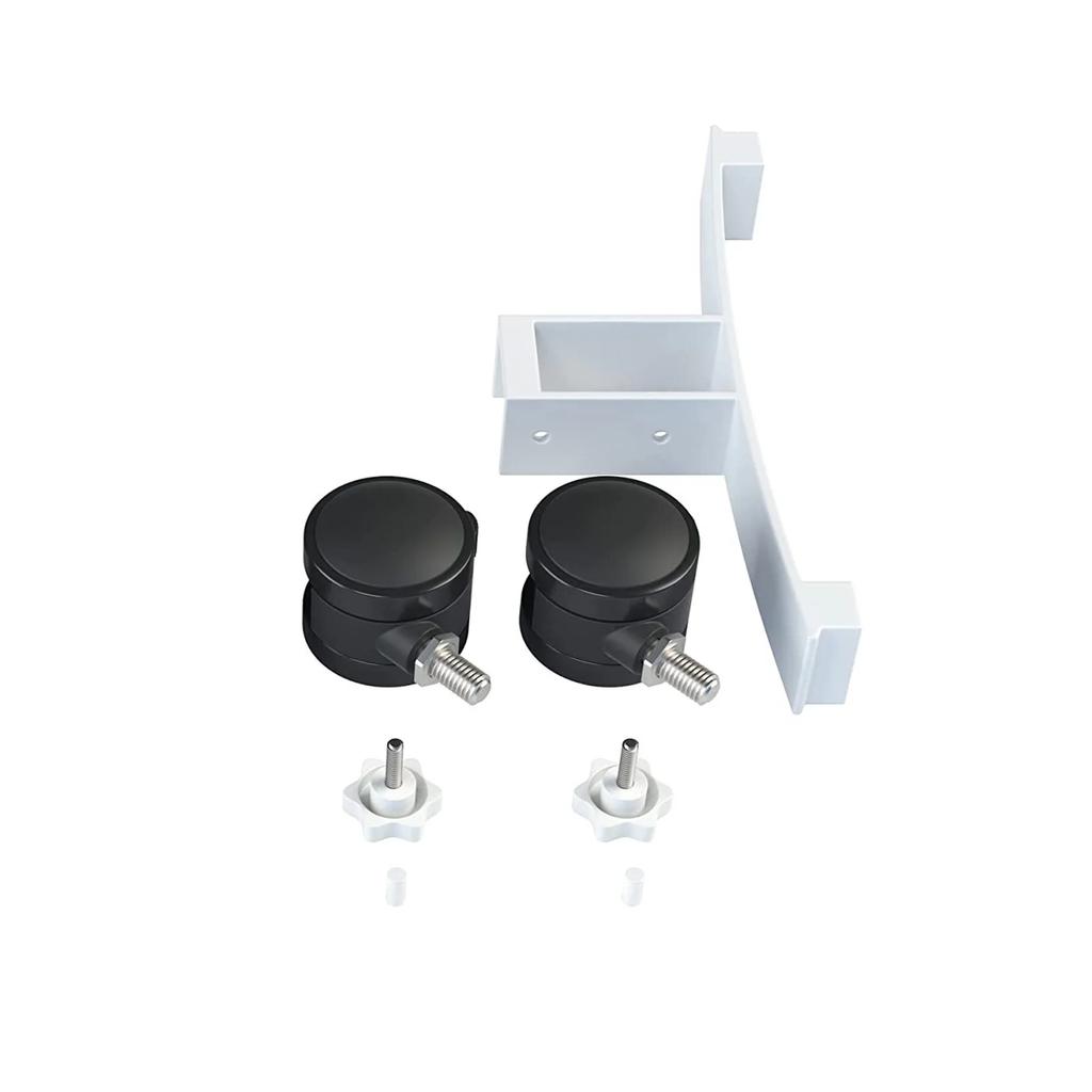 Metal Electric Heater Feet Holder Universal Electric Warmer Base Movable with Wheels Easy To Install Heating System Accessories