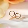 Korean Fashion Colorful Enamel Mini Metal Round Hoop Earrings For Women Daily Wear Party Sexy Sweet Ears Accessories