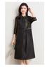 Intangible Cultural Heritage Silk Fragrant Cloud Yarn Qipao Dress