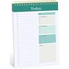 Accuprints A5 To Do List Notepad - Daily Planner Undated 50 Sheets/100 Pages Tear Off, 5.8"" X 8.2"" | Planning Memo Pad